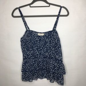 Blue with white flowers Abercrombie & Fitch
